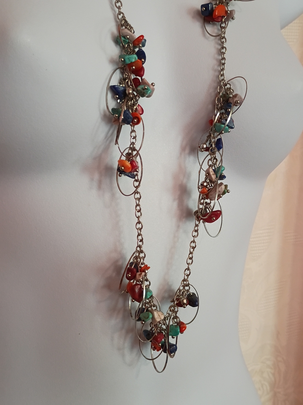 Multicolor Bead Whimsy Necklace - Picture 2 of 8
